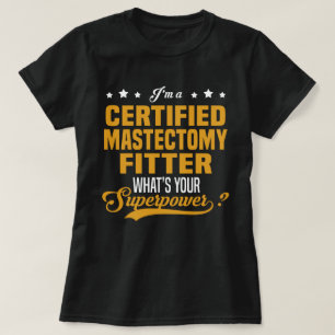 T-shirt Titulaire d'une certification de la mastectomie