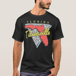 T-shirt Titusville Florida Retro Triangle FL City 