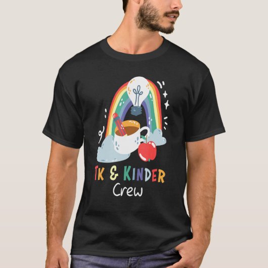 T-shirt TK et Kinder Crew Rainbow Transition Kindergarten (Devant)