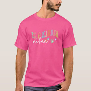 T-shirt Tk Et Vibes Kinder Enseignant Transitoire Kinderga