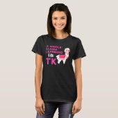 T-shirt TK jardin d'enfants transitoire Llama Learning (Devant entier)
