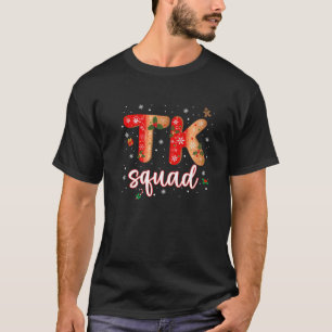 T-shirt TK Sucre de canne Crew Funny Christmas TK Squad Te