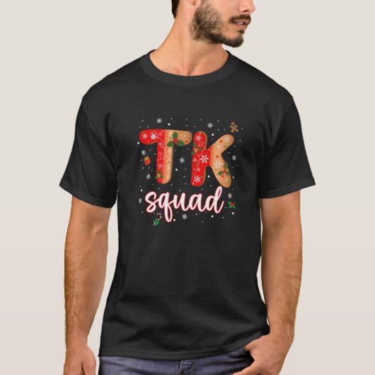 T-shirt TK Sucre de canne Crew Funny Christmas TK Squad Te (Devant)