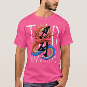 T-shirt Tkd dragon coréen Yin Yang Taegeuk Taekwondo Perse