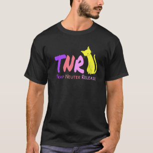 T-shirt Tnr Piégeage Stérilisation et Relâcher Chat Félin