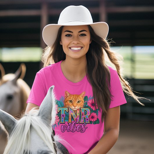 T-shirt TNR Vibes Piège Neutre Retour Chat Secourt