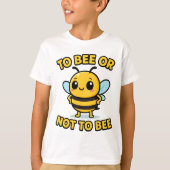 T-shirt To bee or not to bee (Devant)