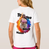 T-shirt To You Black Woman (Dos)