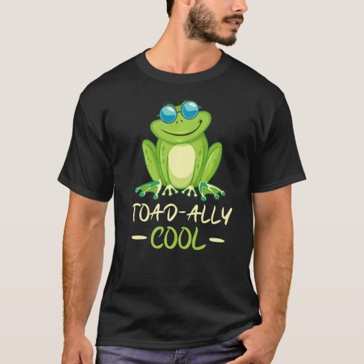 T-shirt Toad ally cool frog   (Devant)