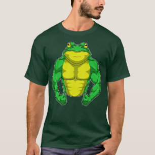 T-shirt Toad en Bodybuilder avec de grands Muscles