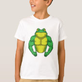 T-shirt Toad en Bodybuilder avec de grands Muscles (Devant)