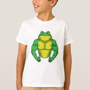 T-shirt Toad en Bodybuilder avec de grands Muscles