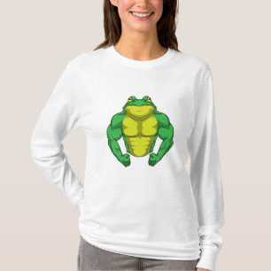 T-shirt Toad en Bodybuilder avec de grands Muscles