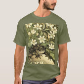 T-shirt Toad et Dogwood de style Art nouveau néerlandais (Devant)