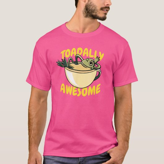 T-shirt Toadesome Café Frog Lily Pads (Devant)