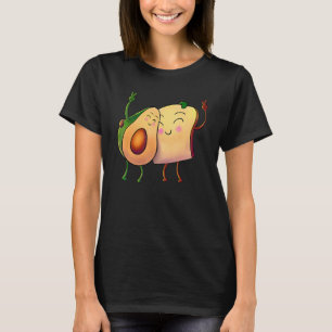 T-shirt Toast à l'avocat Pain de poire alligator végétalie