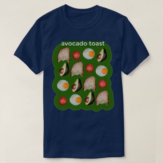 T-shirt Toast Avocado 35 (Design devant)