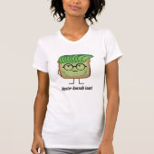 T-shirt Toast Hipster de l'Avocado lunettes de poils grais (Devant)