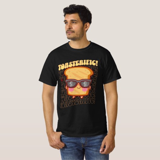 T-shirt Toast, toast cool, toast formidable (Devant entier)