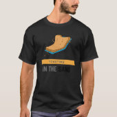 T-shirt Toasts Dans Le Sable Avec Toast Relaxant (Devant)