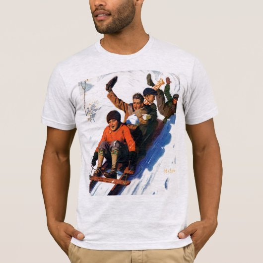T-shirt Tobagganing (Devant)
