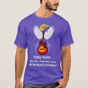 T-shirt Toby Keith Repose En Paix Hommage À L'Écrasseur Mé