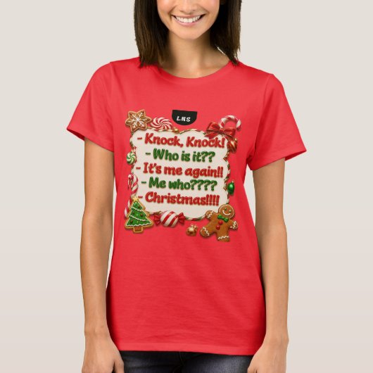 T-shirt Toc toc ! (Devant)