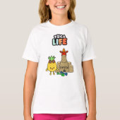 T-shirt Toca Life Toca Boca Toca World Beach (Devant)