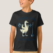 T-shirt Today I'm A Serious Goose Funny Lifting Weights Gy (Devant)