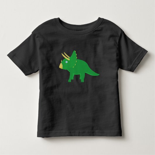 T-shirt Toddler avec un dessin animé Triceratops (Devant)