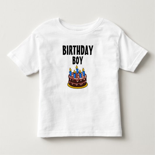 T-shirt Toddler Boy Cake (Devant)