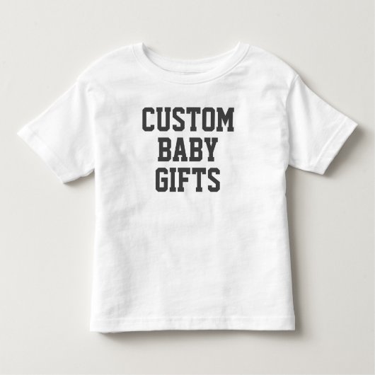 T-Shirt Toddler Cadeaux bébé personnalisés Modèle  (Devant)