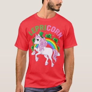 T-shirt Toddler Girls Lepricorn St Patricks Day Leprechaun