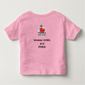T-Shirt Toddler : Ma seule reine (rose) (Dos)