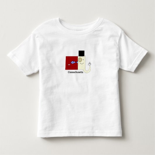 T-Shirt Toddler Massachusetts (Devant)