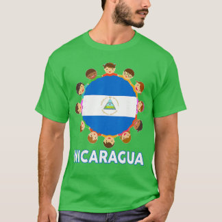 T-shirt Toddler Nicaragua Flag Nicaraguan Hispanic Heritag