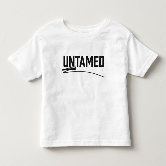 T-shirt Toddler non dompté (Devant)