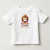 T-shirt Toddler personnalisable avec un mignon lio (Devant)