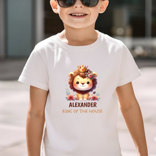 T-shirt Toddler personnalisable avec un mignon lio