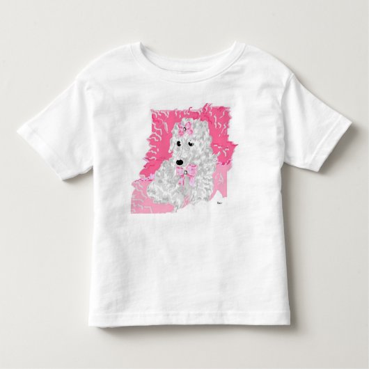T-Shirt Toddler Poodle (Devant)