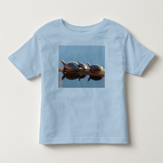T-shirt Toddler Tortues peintres (Devant)