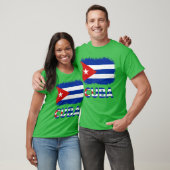 T-shirt Toddler White Cuban La Cubanita Cuba Flag Hispanic (Unisexe)