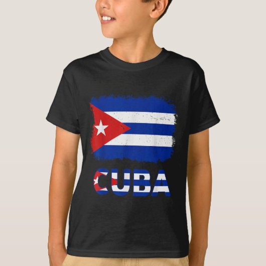 T-shirt Toddler White Cuban La Cubanita Cuba Flag Hispanic (Devant)