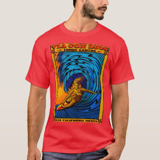 T-SHIRT TODOS SANTOS BAJA MEXICO SURFING