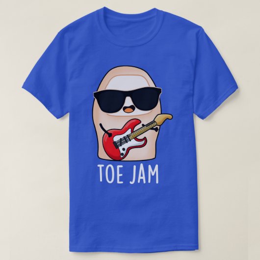 T-shirt Toe Jam Funny Big Toe Music Pun (Design devant)