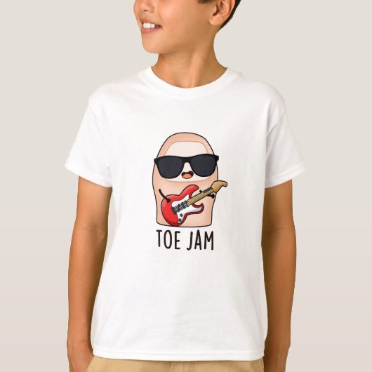 T-shirt Toe Jam Funny Big Toe Music Pun (Devant)