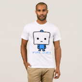 T-shirt - tofu - bleu (Devant entier)