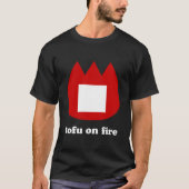 T-shirt 📛 tofu en feu (Devant)