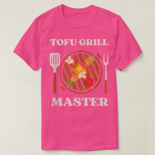 T-shirt Tofu Grill Master Pour Vegan & Vegetariens qui aim (Design devant)