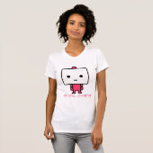 T-shirt - tofu - rose (Devant entier)